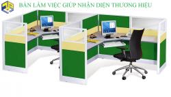 Bàn làm việc giúp nhận diện thương hiệu