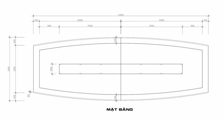 Bàn họp gỗ BHP-02