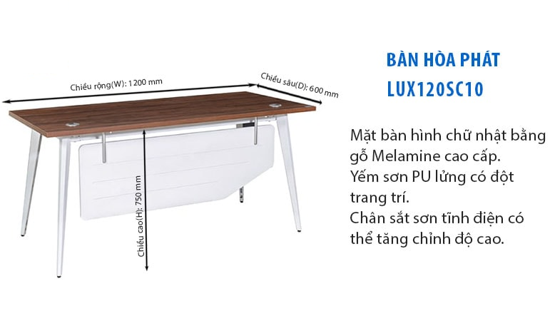 Bàn chân sắt LUX120SC10