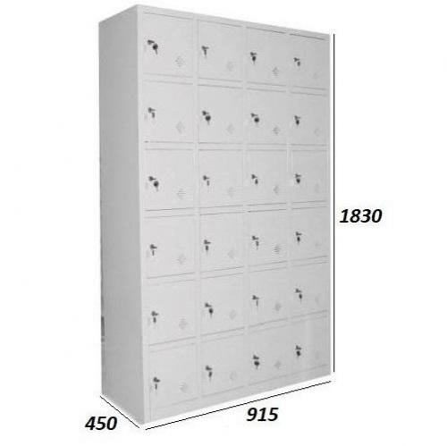 Tủ locker sắt 24 ngăn PT986-4K