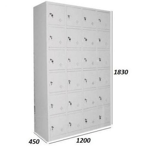 Tủ sắt locker 24 ngăn PT986-4K 1m2