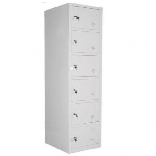 Tủ sắt locker 6 ngăn hàn liền