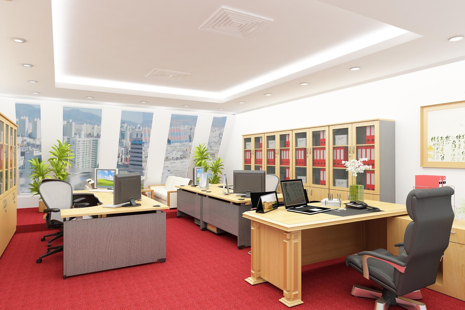 Setup nội thất văn phòng cho tuổi Bính Dần
