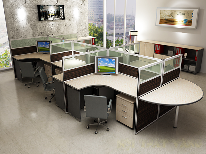 cụm bàn làm việc 232