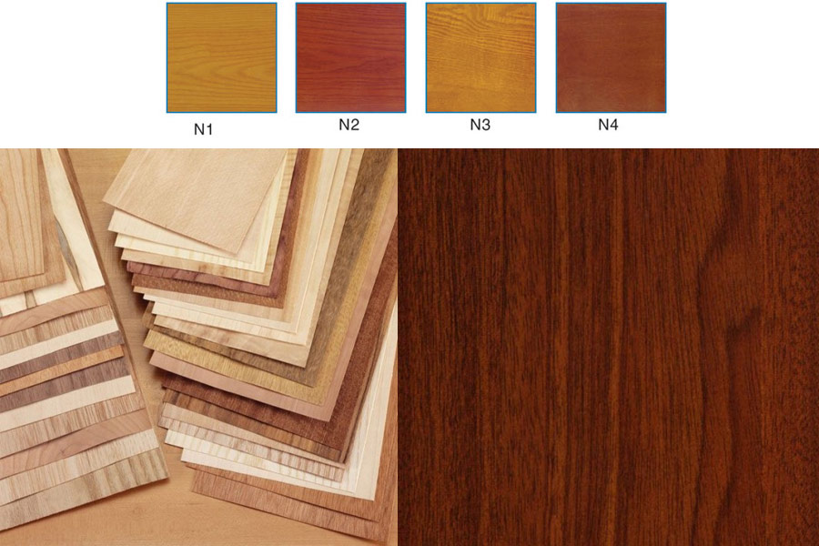 màu gỗ veneer